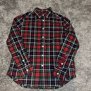 Big Boys Plaid Oxford Shirt Polo Ralph Lauren